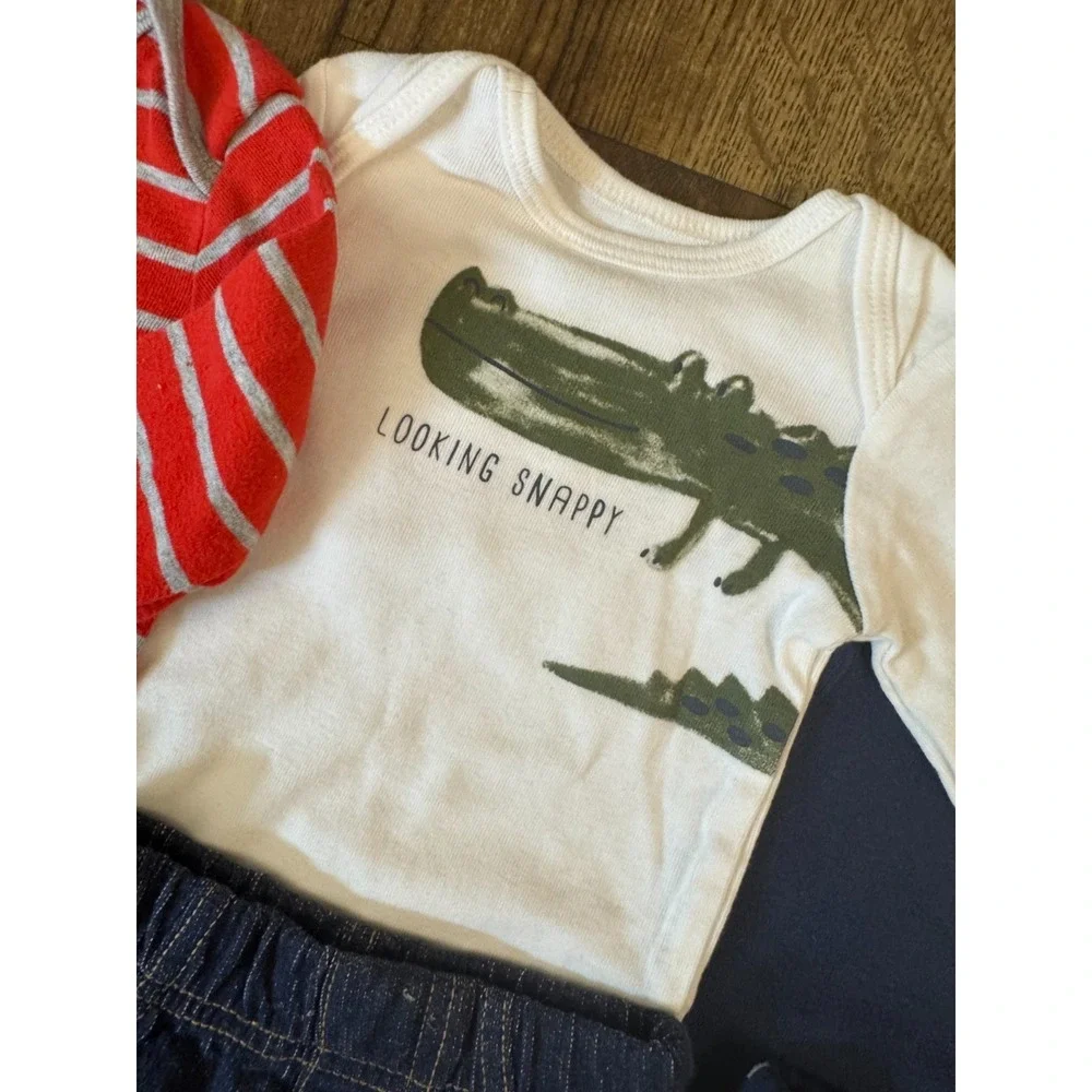 Baby Boy 3 Months‎ Outfits Pants Long Sleeved Bodysuits Shirts Clothes Lot Hunk